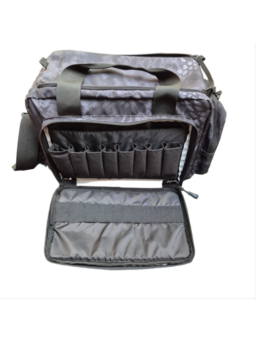 Men's Kryptek Gray Black Camo Backpack One Size - Picture 9 of 13